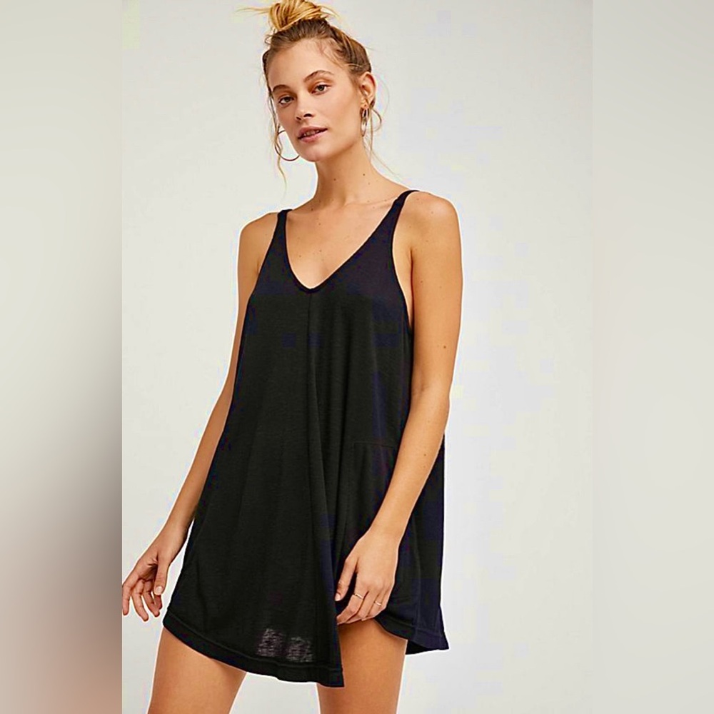 Free People (FP Beach) Clovers Mini Dress - Black